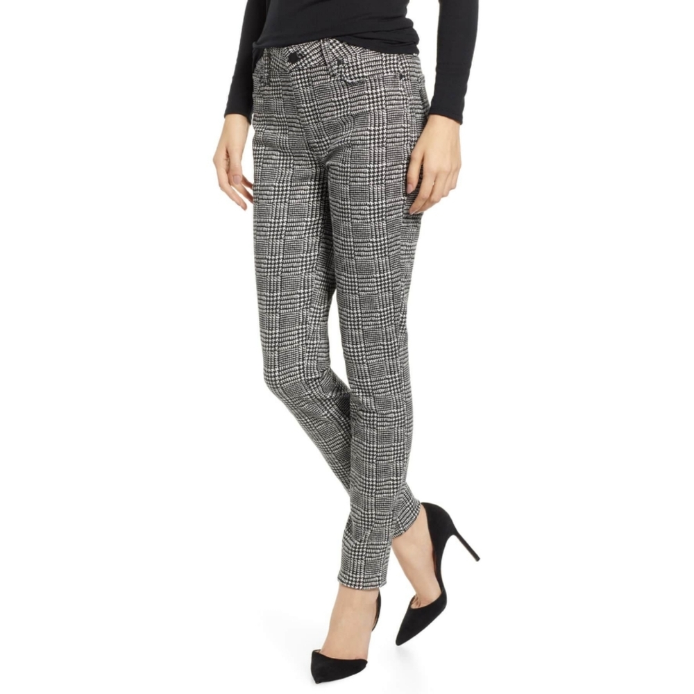 Paige Hoxton Ultra Skinny Jeans in Glen Check